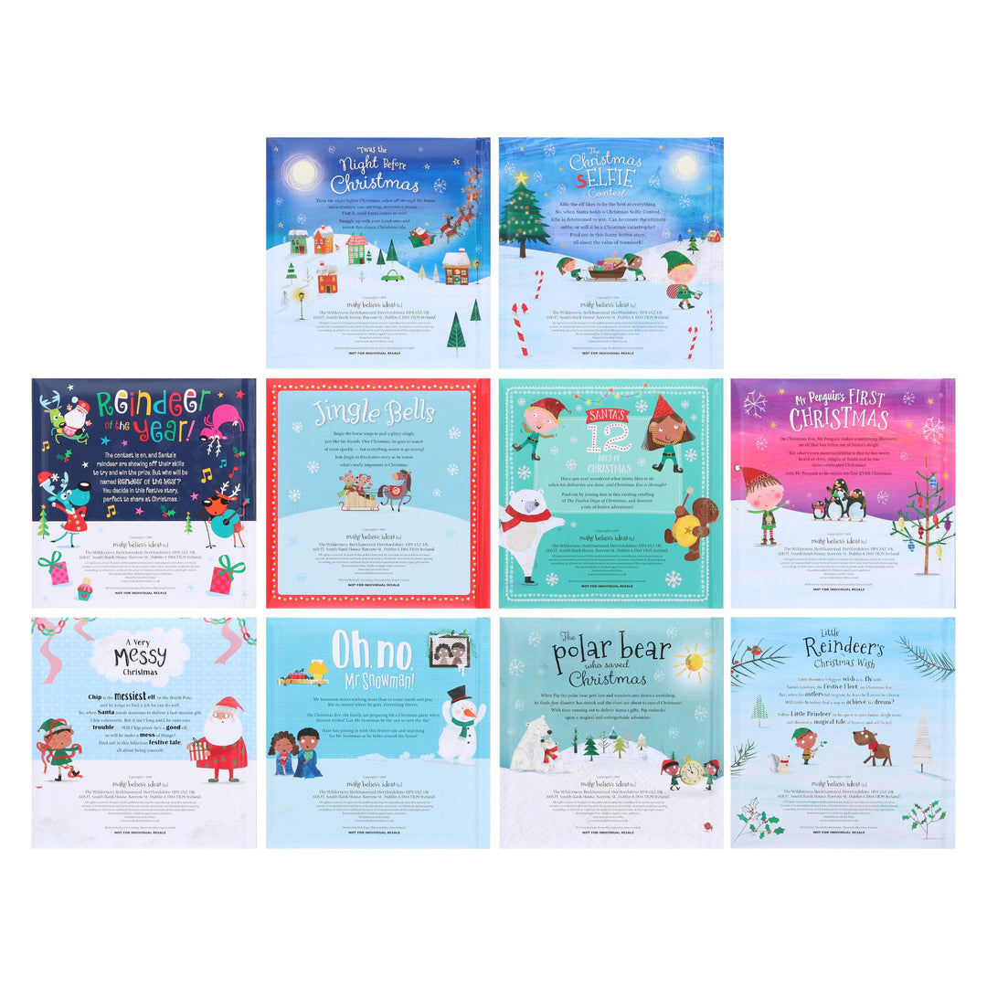 My Christmas Story 10 Picture Books Collection Set - Ages 3-6 - Hardback 0-5 Make Believe Ideas