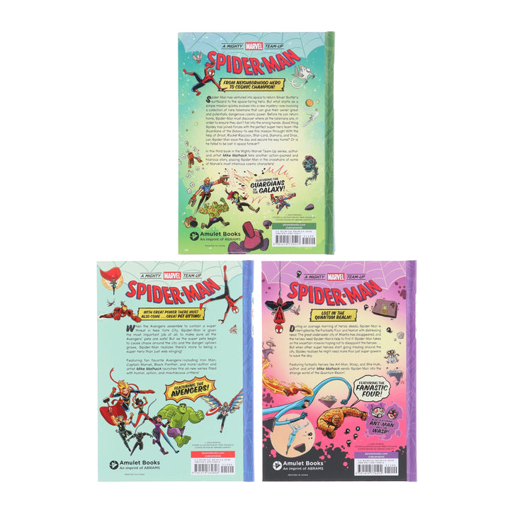 Spider-Man: A Mighty Marvel Team-Up By Mike Maihack 3 Books Collection Box Set - Ages 6-9 - Hardback