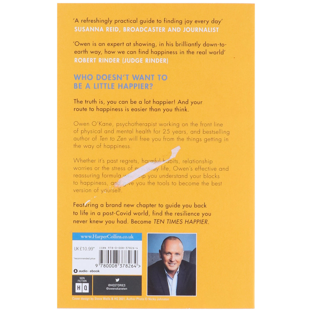 Ten Times Happier: How to Let Go of What’s Holding You Back by Owen O’Kane - Non Fiction - Paperback