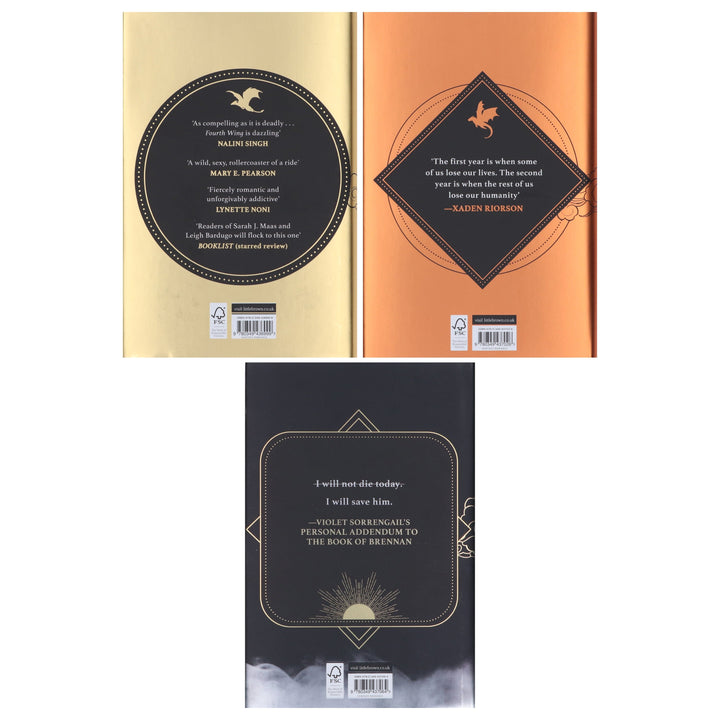 The Empyrean Series by Rebecca Yarros: 3 Books Collection Set - Fiction - Hardback