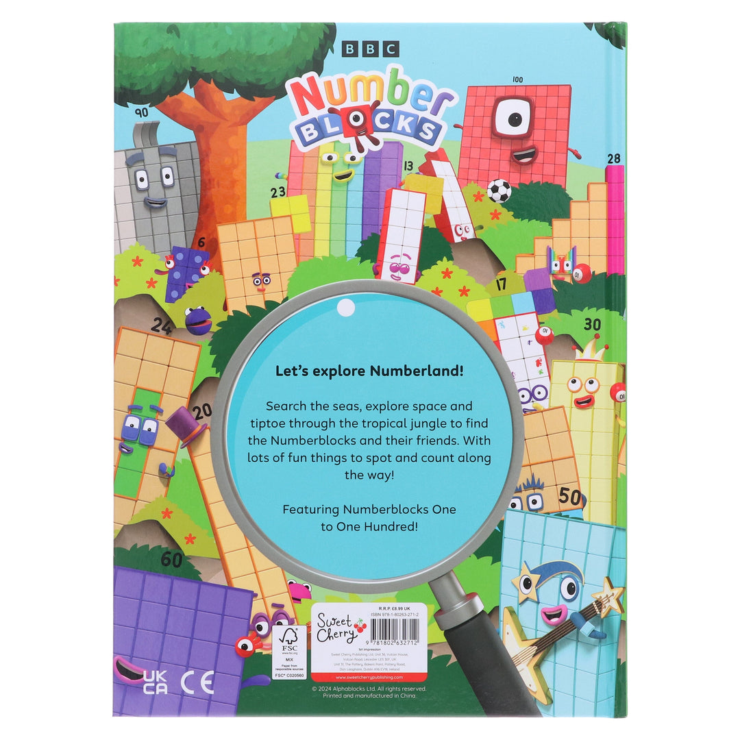 Numberblocks Hide and Seek: Featuring Numberblocks Up to 100 by Sweet Cherry Publishing - Ages 3-5 - Hardback