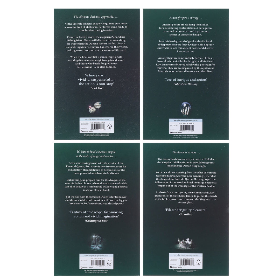 Riftwar Cycle: The Serpentwar Saga Series By Raymond E. Feist 4 Books Collection Set - Fiction - Paperback