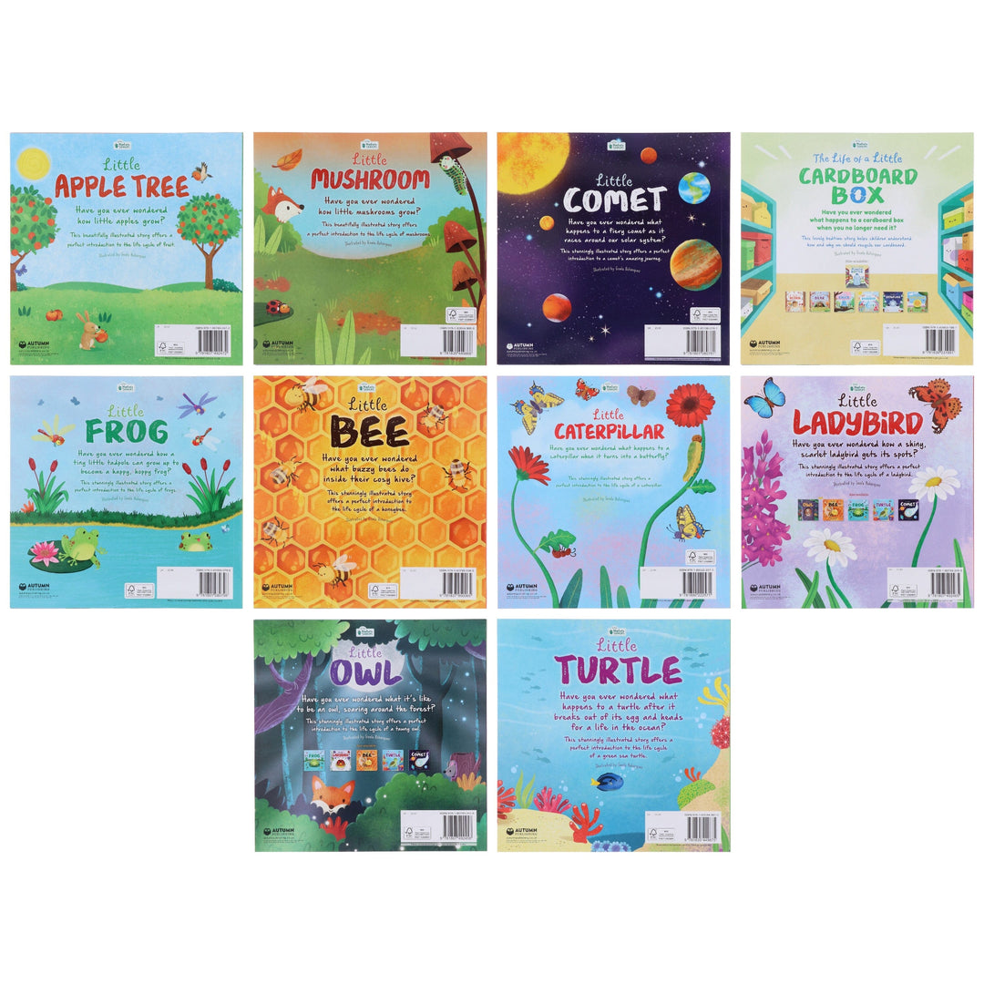 Little Nature Stories 10 Picture Book Collection Set - Ages 0-5 - Paperback