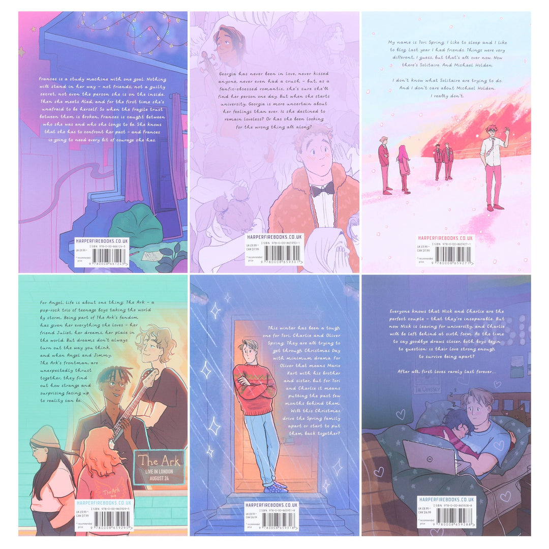 Alice Oseman Collection (Solitaire, Radio Silence, I Was Born For This, Loveless, Nick and Charlie, This Winter) 6 Books Box Set - Ages 13+ - Paperback