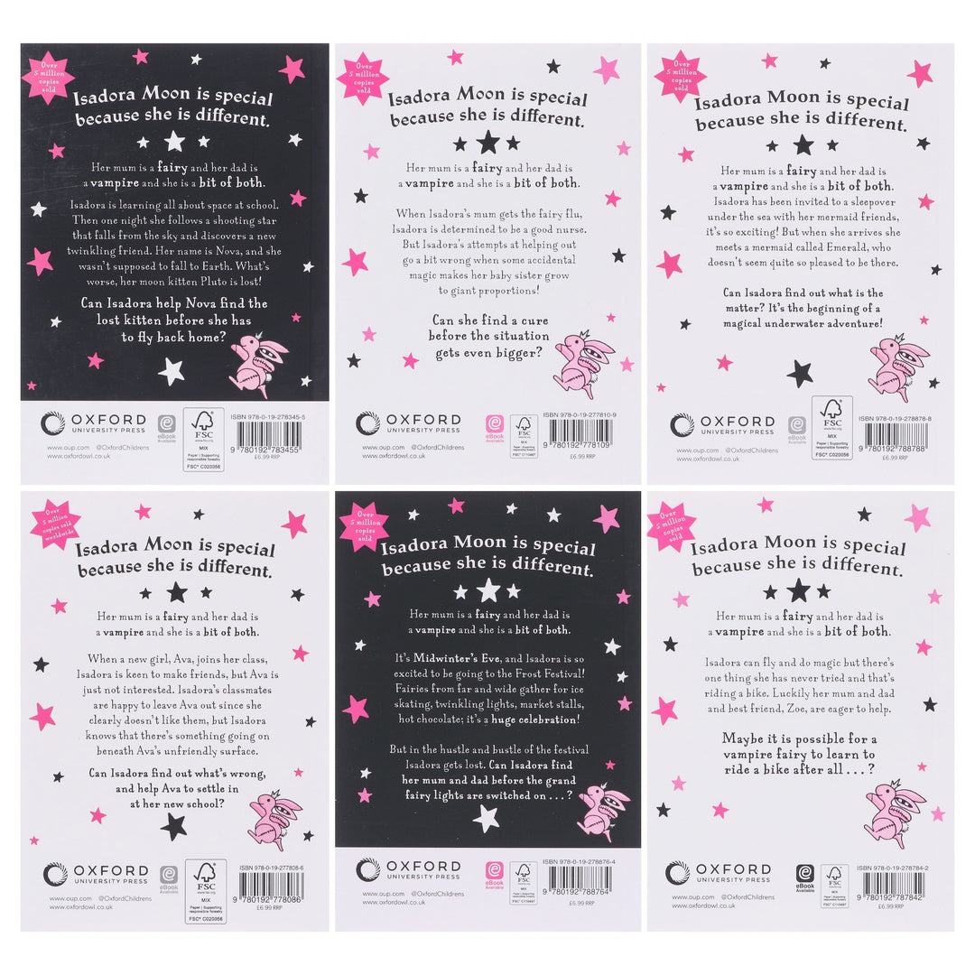 Isadora Moon Series By Harriet Muncaster: illustrated 6 Books Collection Set - Ages 5+ - Paperback