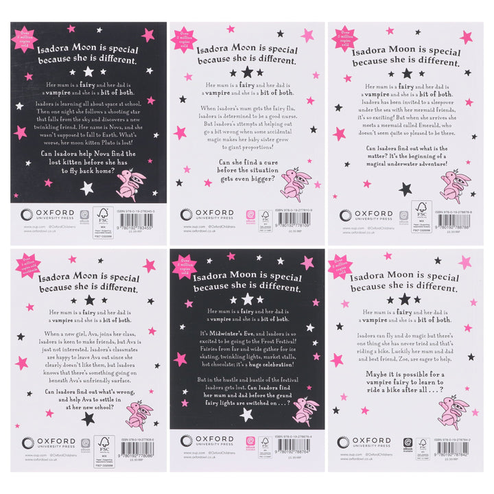 Isadora Moon Series By Harriet Muncaster: illustrated 6 Books Collection Set - Ages 5+ - Paperback