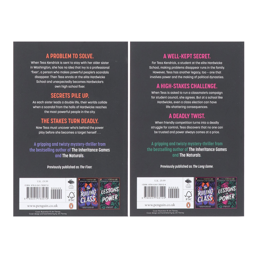 The Fixer Series by Jennifer Lynn Barnes 2 Books Collection Set - Ages 12-17 - Paperback