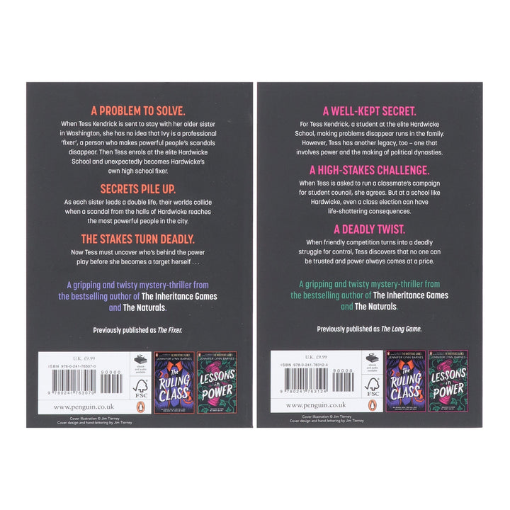 The Fixer Series by Jennifer Lynn Barnes 2 Books Collection Set - Ages 12-17 - Paperback