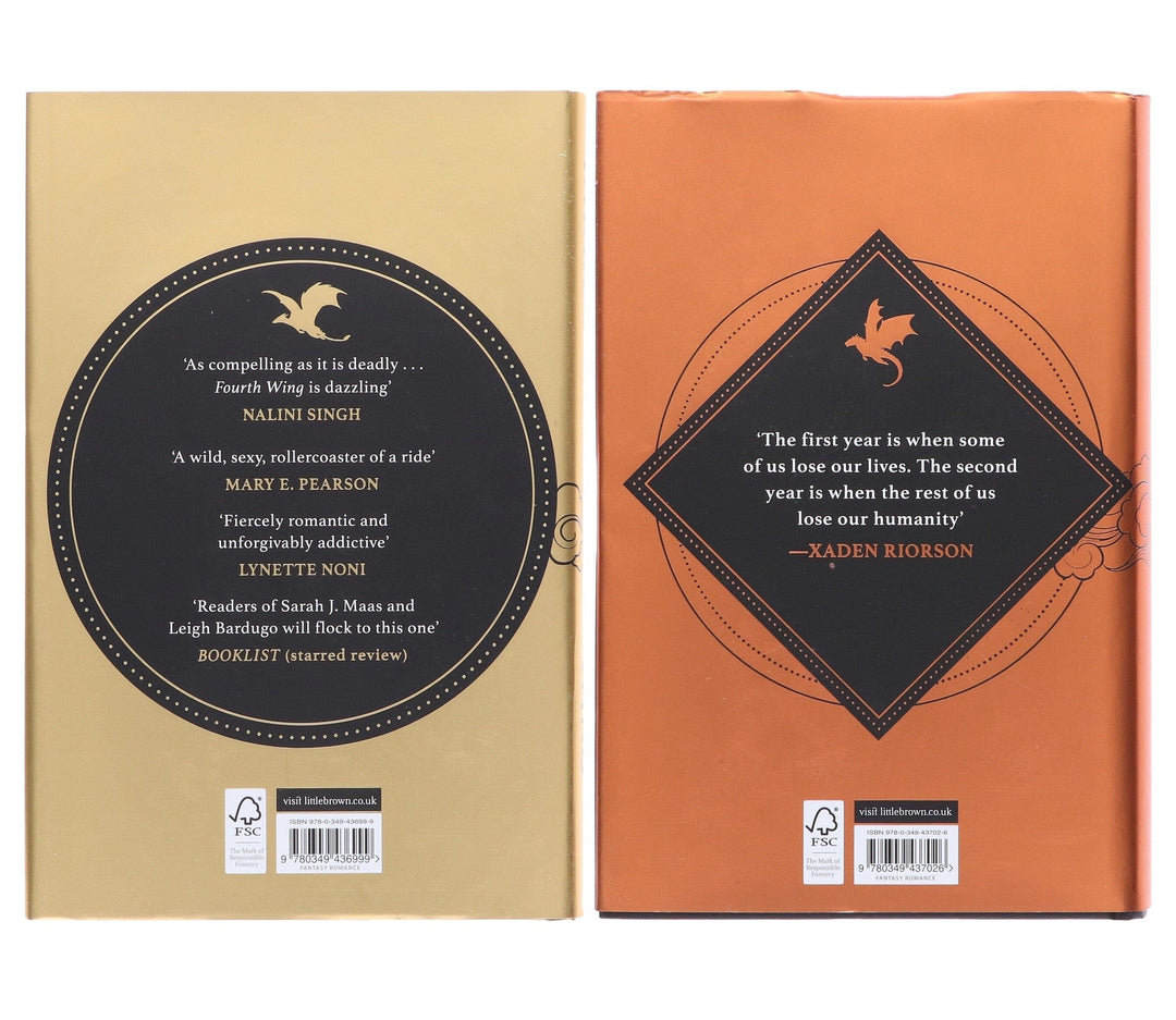 The Empyrean Series by Rebecca Yarros: 2 Books Collection Set - Fiction - Hardback