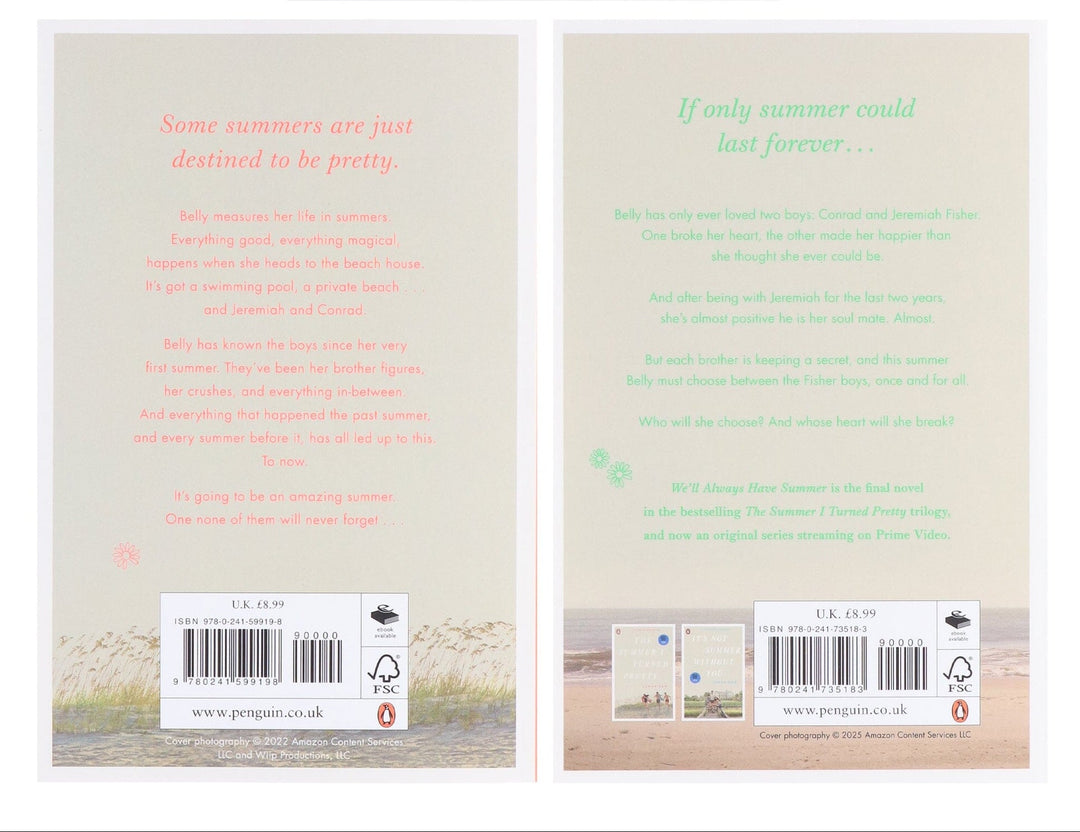 The Summer I Turned Pretty Series by Jenny Han 3 Books Collection Set - Fiction - Paperback