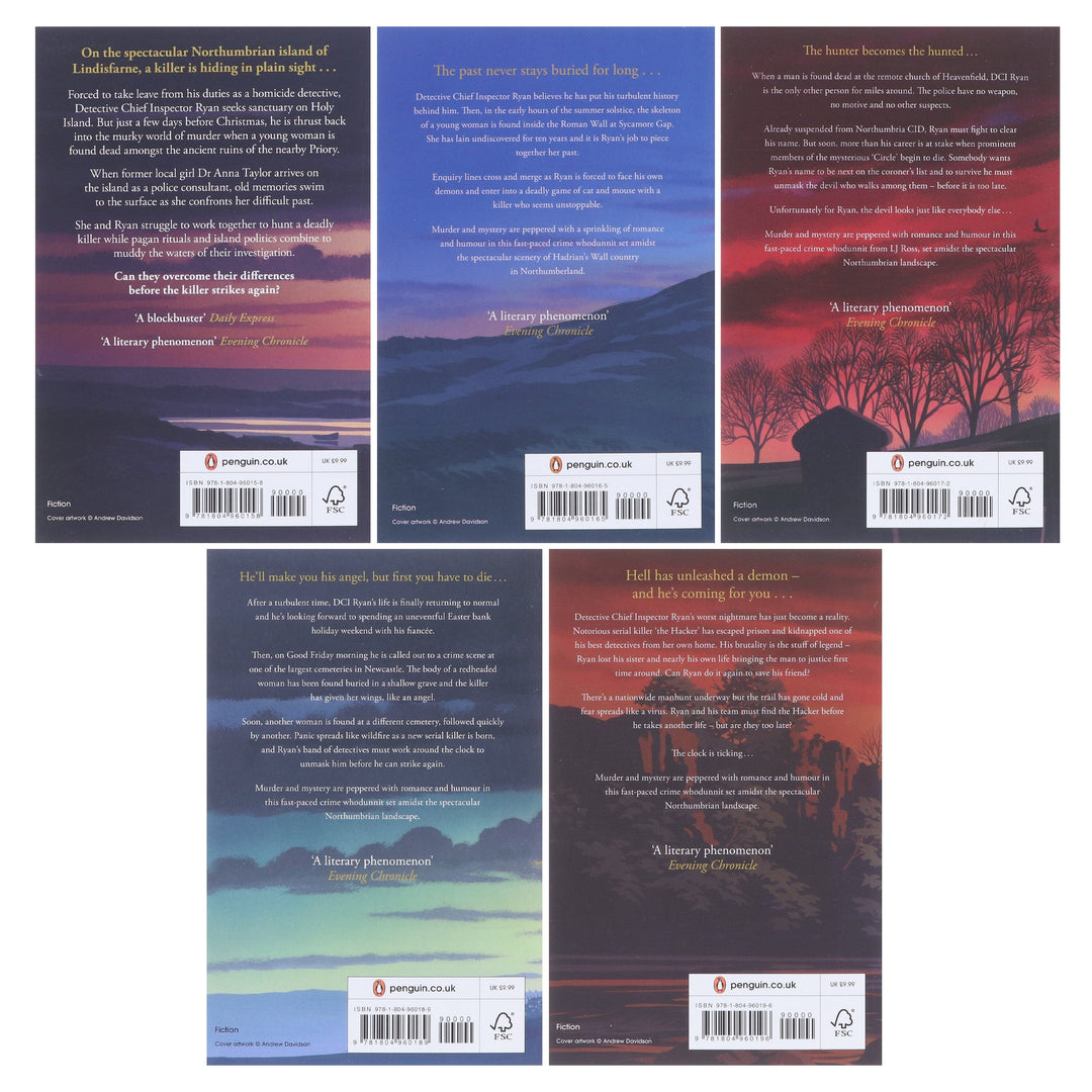 The DCI Ryan Mysteries (Vol. 1-5) By LJ Ross 5 Books Collection Set - Fiction - Paperback