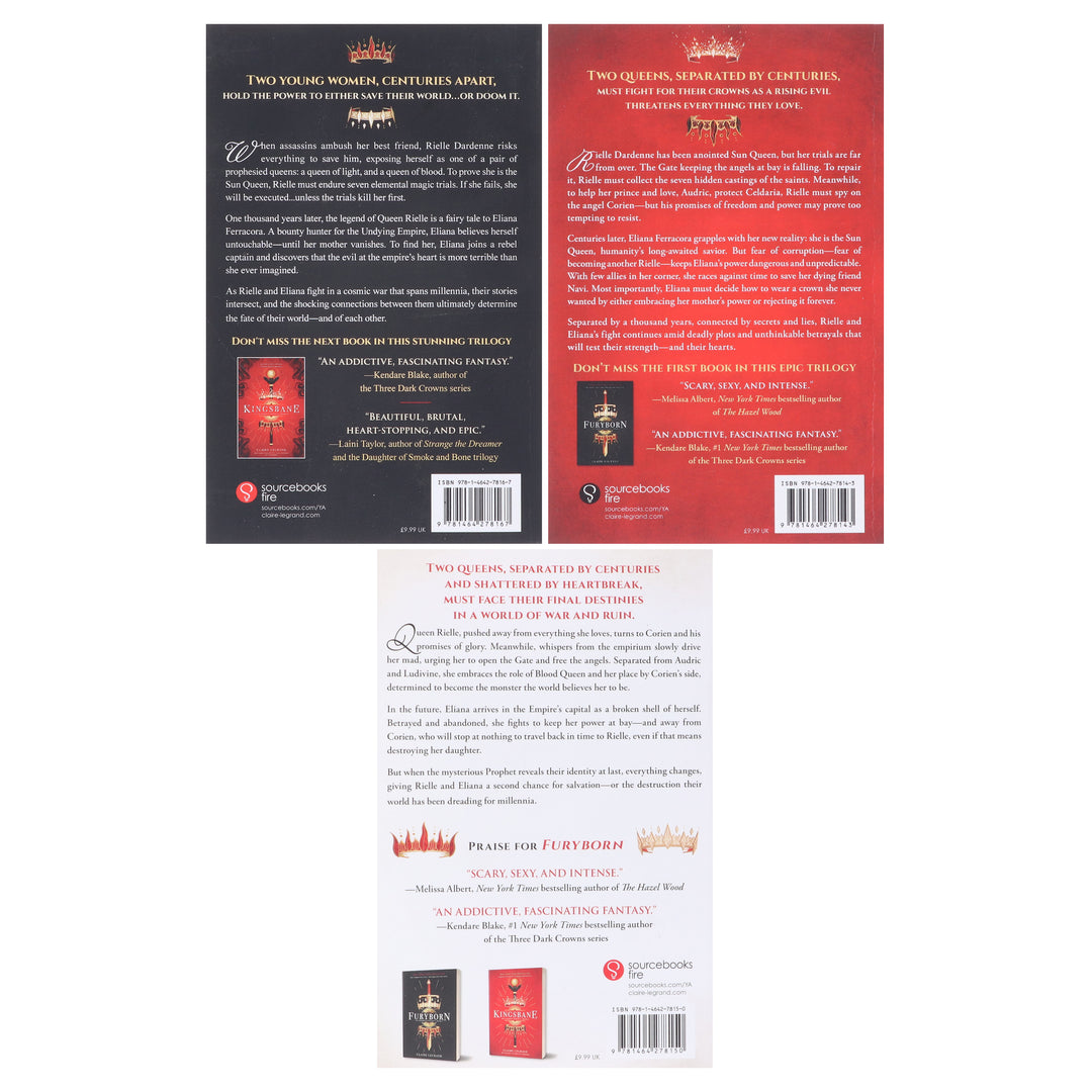 The Empirium Trilogy by Claire Legrand 3 Books Collection Set - Ages 14-18 - Paperback