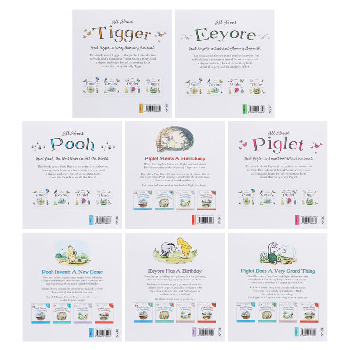 Winnie-the-Pooh and Friends By A.A. Milne & E.H. Shepard 8 Picture Books Collection Set - Ages 2+ - Paperback