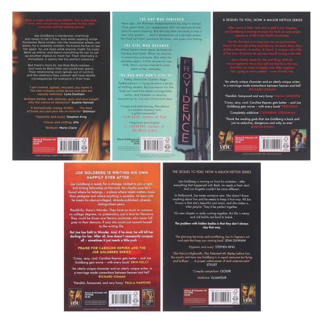 You Series By Caroline Kepnes Collection 5 Books - Fiction - Paperback