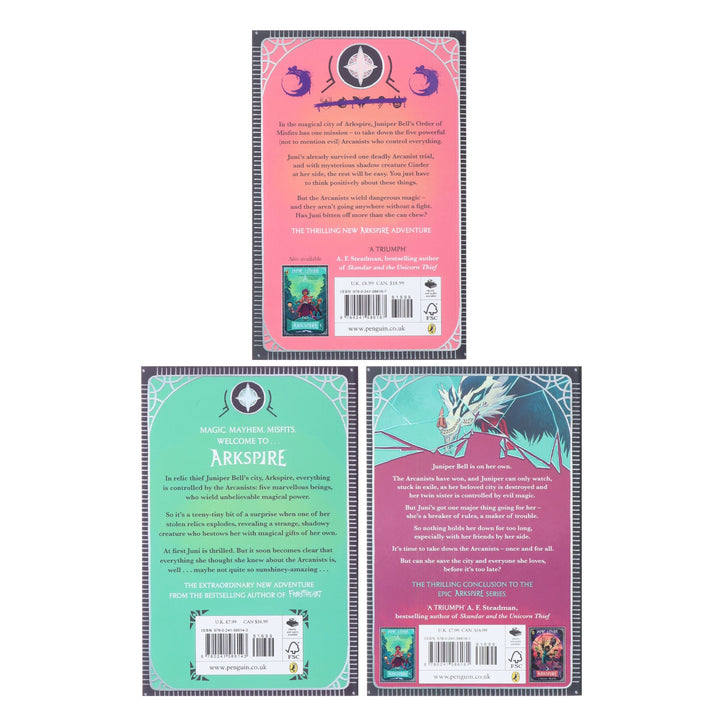 Arkspire Series by Jamie Littler: An Epic Illustrated Adventure 3 Books Collection Set - Ages 8-13 - Paperback