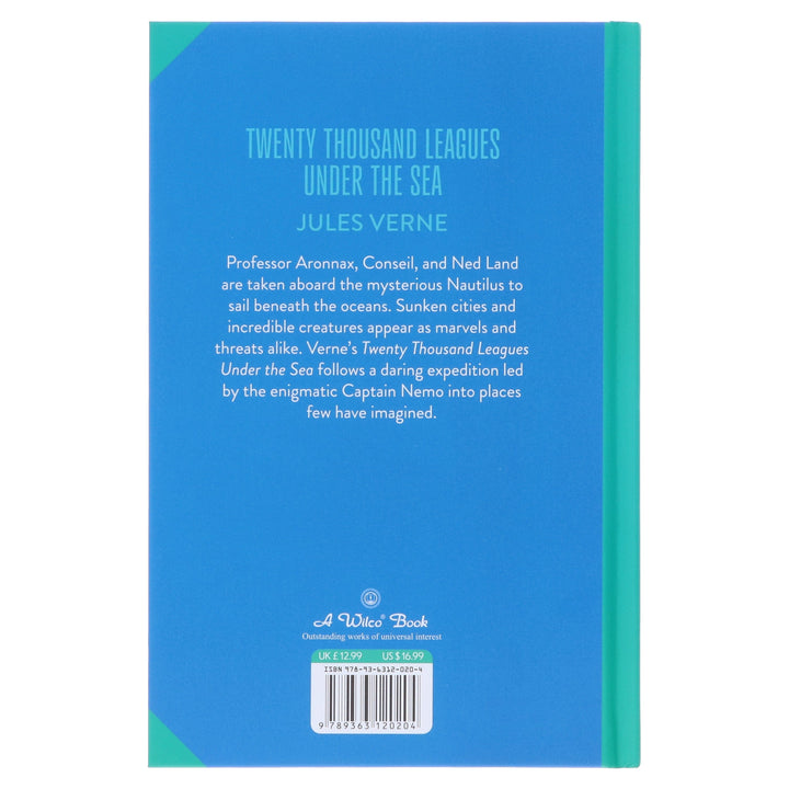 Twenty Thousand Leagues Under the Sea by Jules Verne - Fiction - Sprayed Edges Hardback