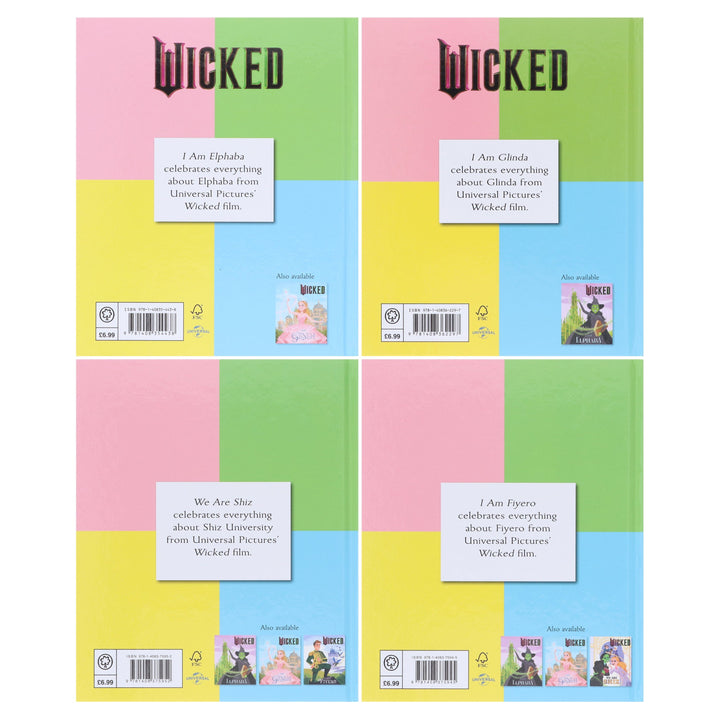 Wicked by Mary Man-Kong Illustrated 4 Books Collection Set With Witch from the West Kids Costume