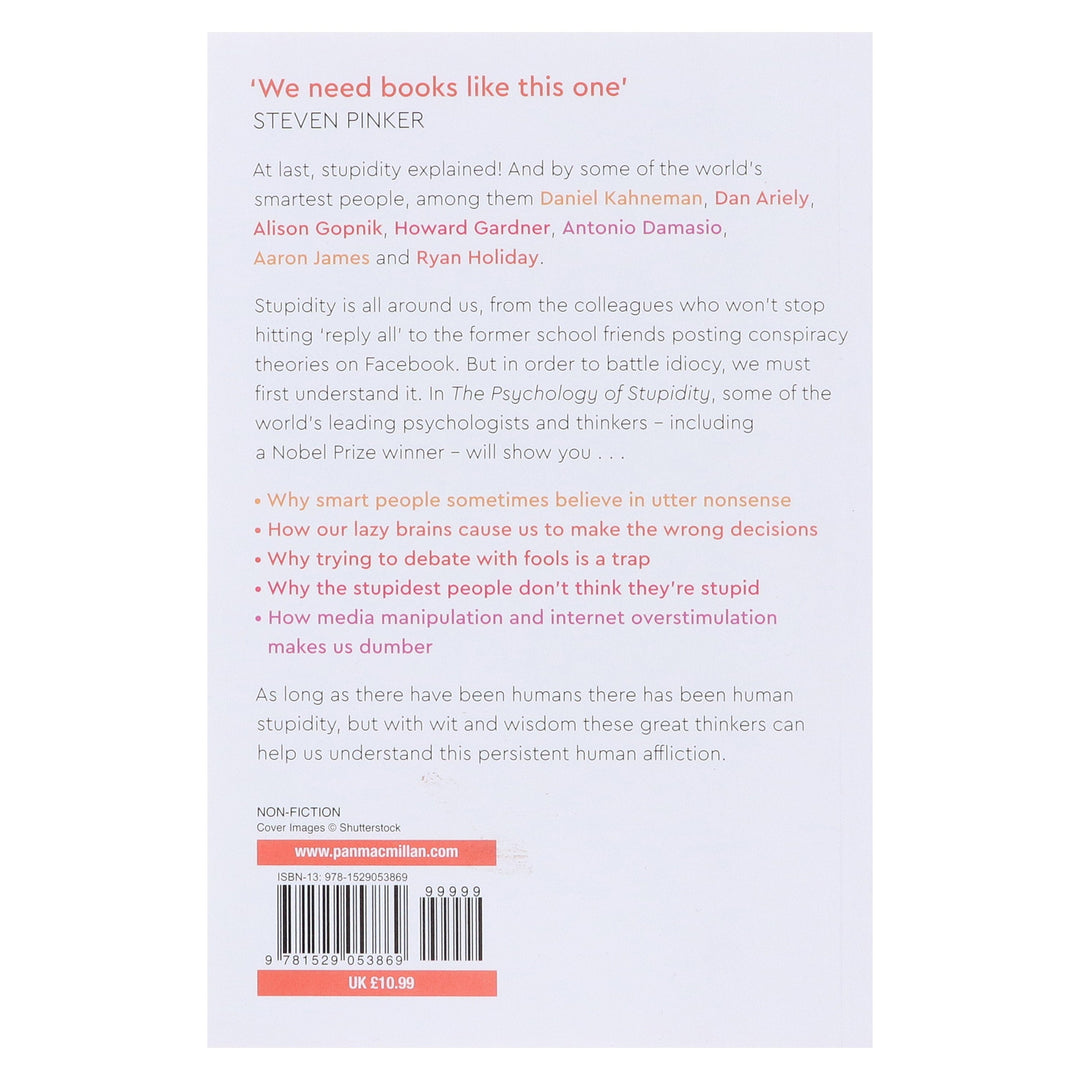 The Psychology of Stupidity: Explained by Some of the World's Smartest People by Jean-Francois Marmion - Non Fiction - Paperback