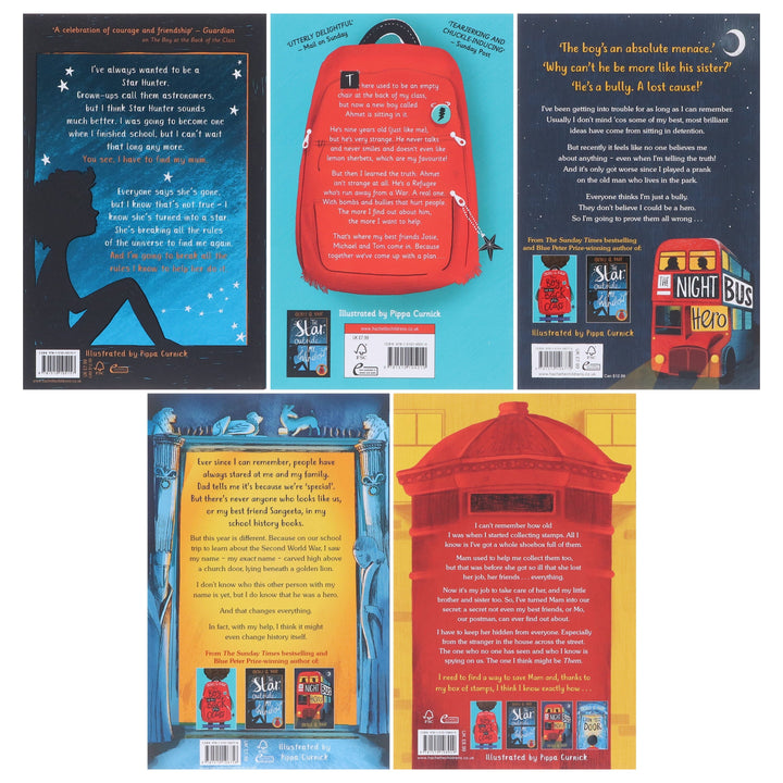 Onjali Q. Rauf Collection 5 Books Set (The Letter with the Golden Stamp and Other Novels) - Ages 8-12 - Paperback