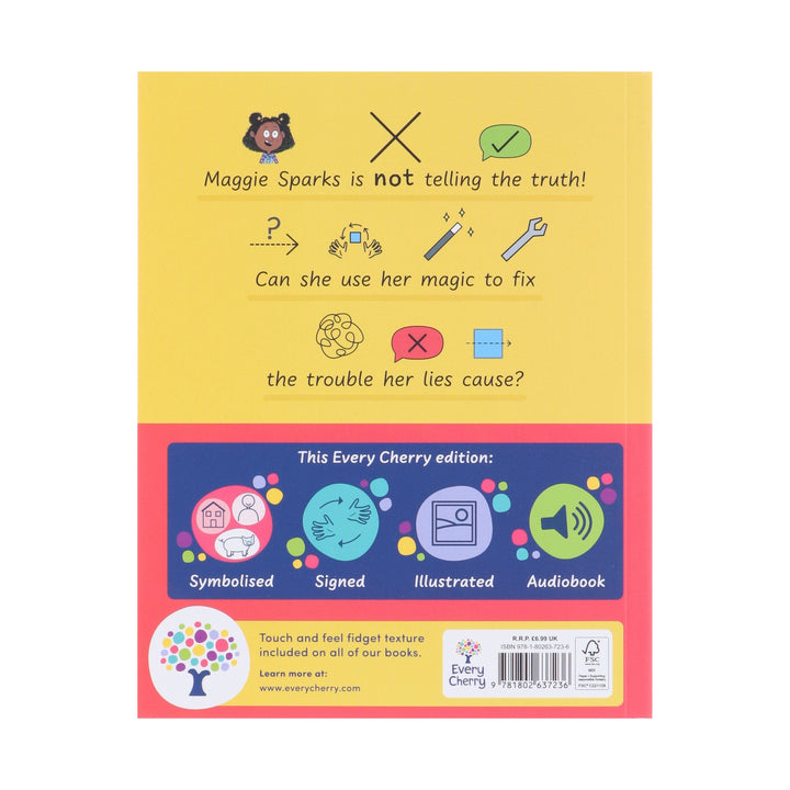 Maggie Sparks and the Truth Dragon: Accessible Symbolised Edition by Steve Smallman - Ages 5+ - Paperback (Includes Free Signing Video & Audiobook)