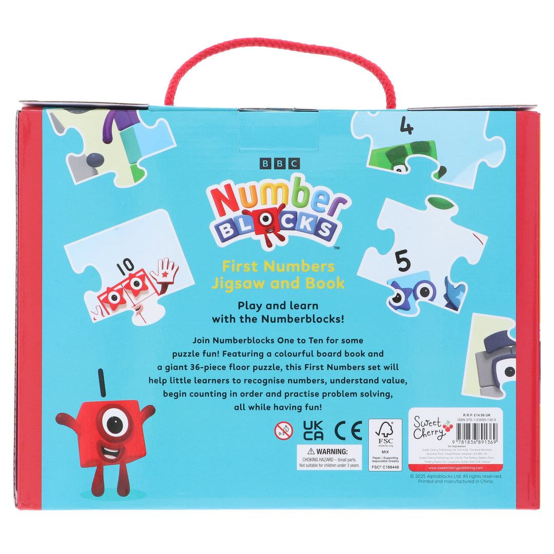 Numberblocks: First Numbers Jigsaw and Book: Learn to count with this Fun Numbers and Giant 36-piece jigsaw! - Ages 3+ - Board Book