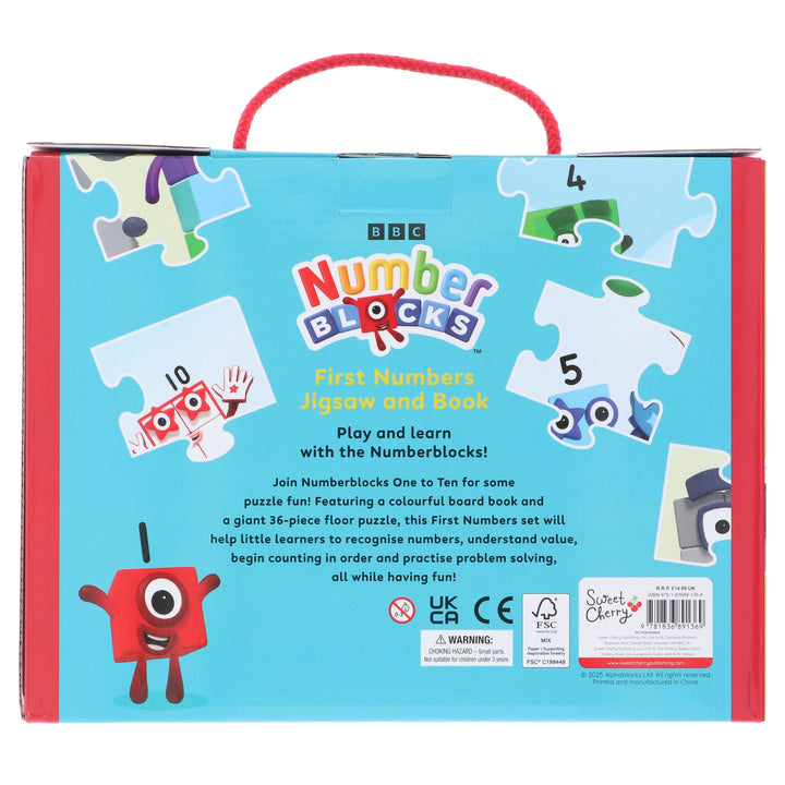Numberblocks: First Numbers Jigsaw and Book: Learn to count with this Fun Numbers and Giant 36-piece jigsaw! - Ages 3+ - Board Book