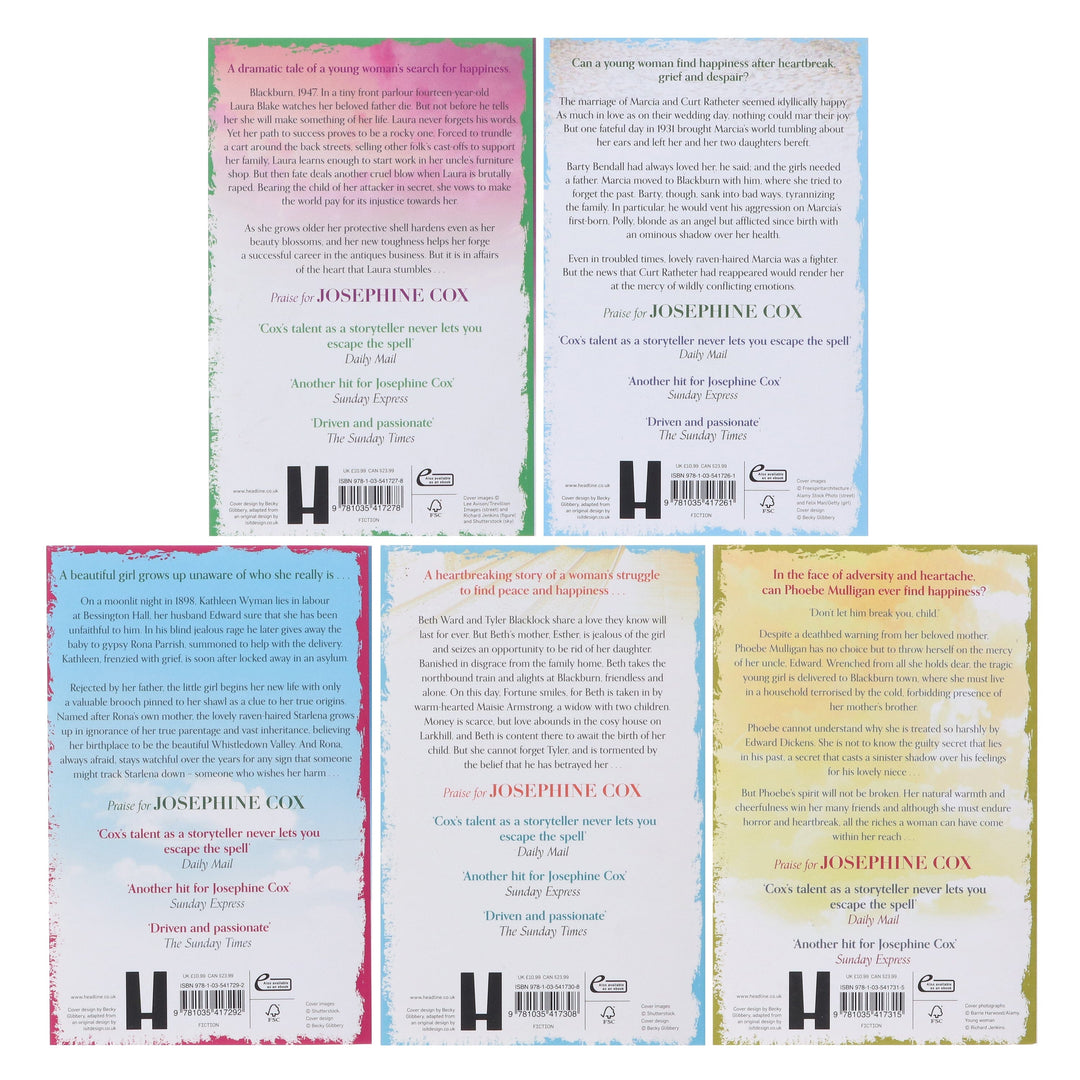 Josephine Cox Collection 5 Books Set - Fiction - Paperback