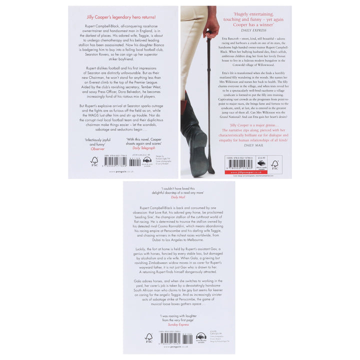Rutshire Chronicles Series (Book 9-11) By Jilly Cooper: 3 Books Collection Set - Fiction - Paperback