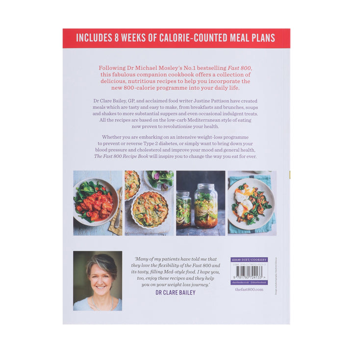 The Fast 800 Recipe Book: by Dr Clare Bailey & Justine Pattison - Non Fiction - Paperback