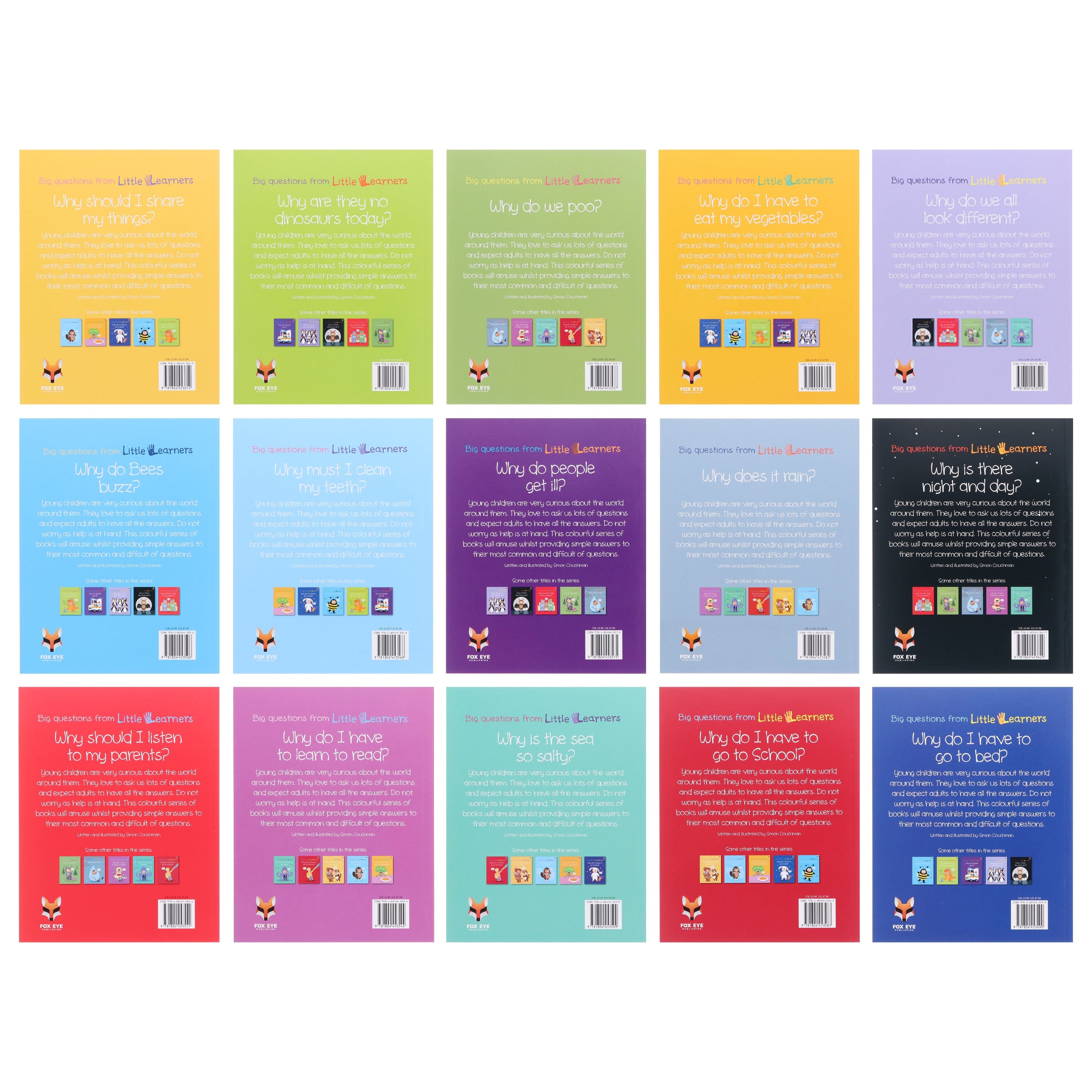 Big Questions from Little Learners 15 Book Collection Box Set by