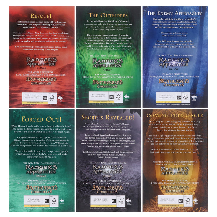 Rangers Apprentice Series 2 (Book 7-12) By John Flanagan 6 Books Collection Set - Ages 9-12 - Paperback