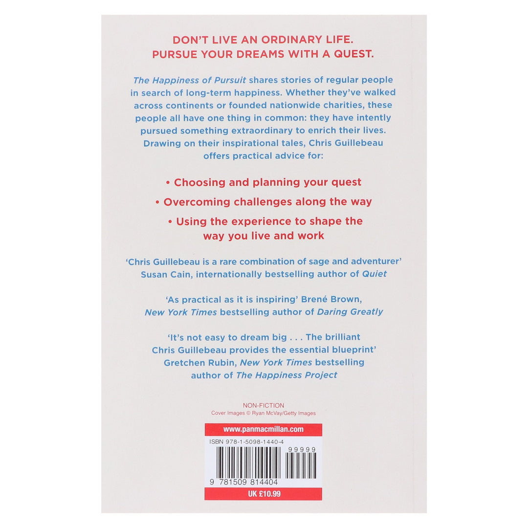The Happiness of Pursuit: Find the Quest that will Bring Purpose to Your Life by Chris Guillebeau - Non Fiction - Paperback