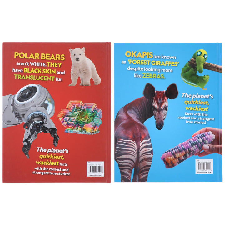 Weird but true! 2023 & 2024: wild and wacky, facts and photos! by National Geographic Kids 2 Books Collection Set - Ages 7-10 - Hardback