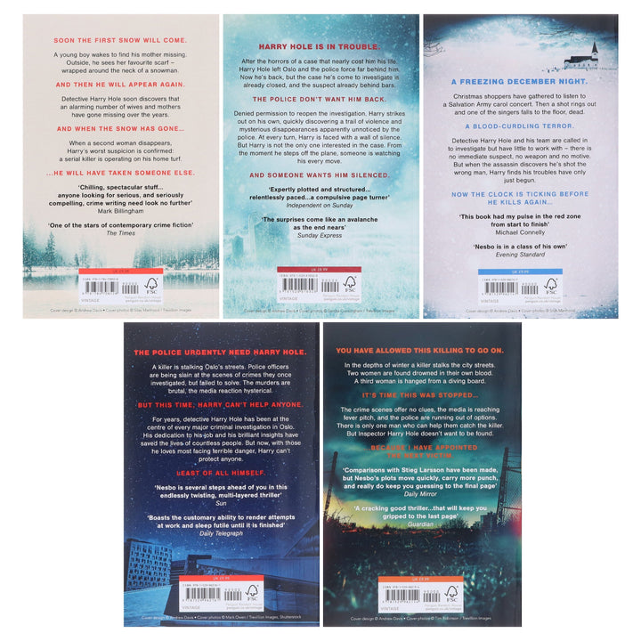 Harry Hole Series (Book 6-10) By Jo Nesbo: 5 Books Collection Set - Fiction - Paperback