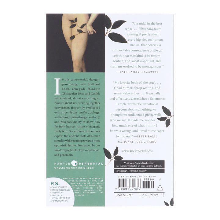 Sex at Dawn: How We Mate, Why We Stray, and What It Means for Modern Relationships by Christopher Ryan & Cacilda Jetha - Non Fiction - Paperback