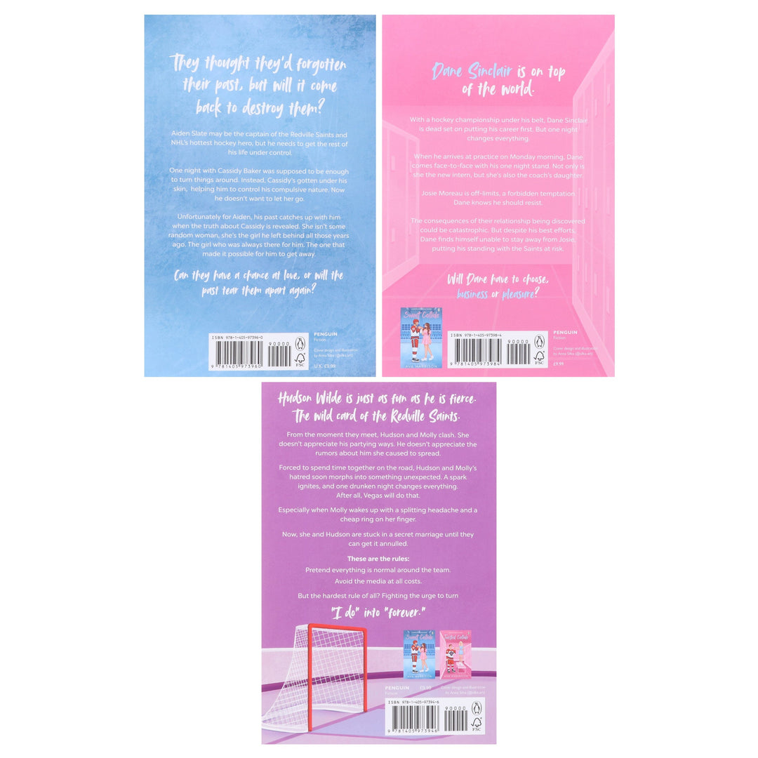 Redville Saints Series by Ava Harrison 3 Books Collection Set - Fiction - Paperback