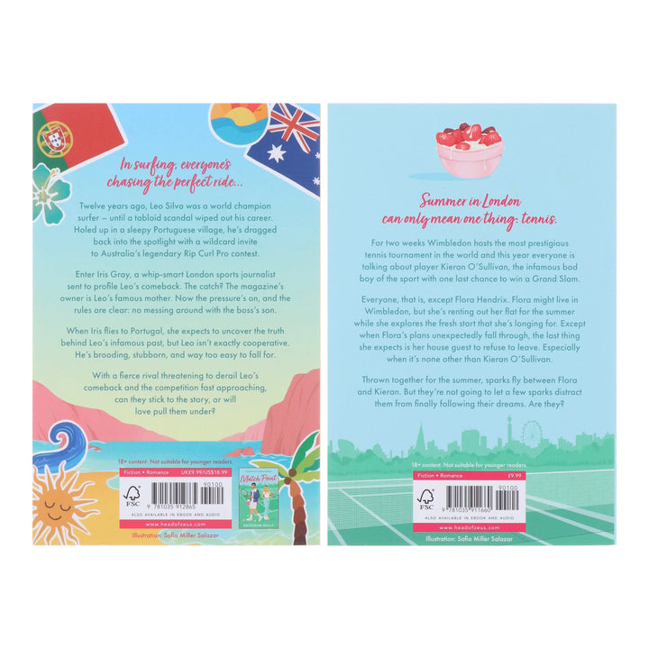 Katherine Reilly Rom-Com Collection (Ride The Wave & Match Point) 2 Books Set - Fiction - Paperback
