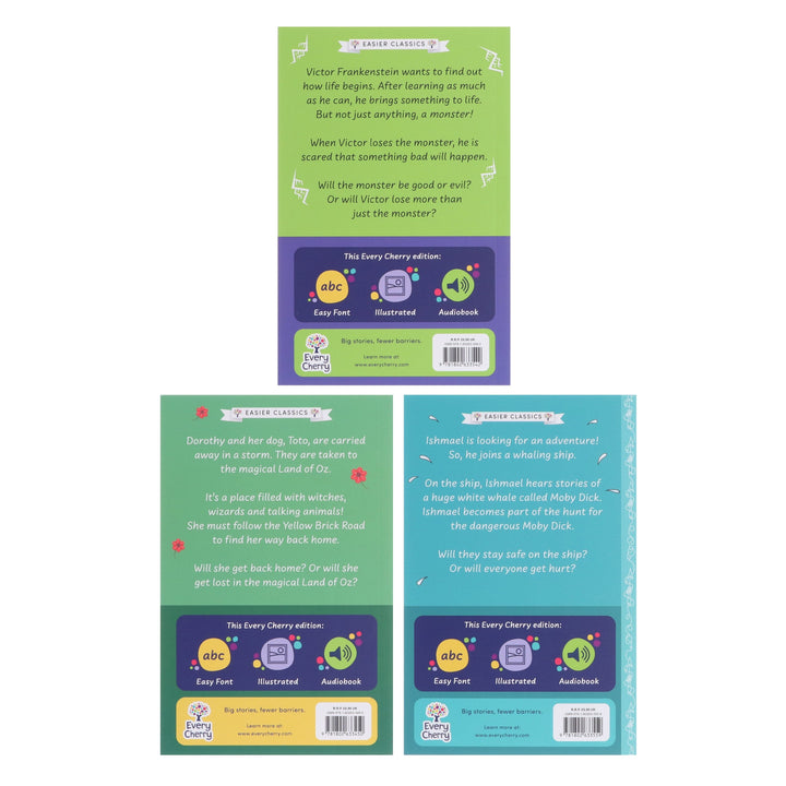 Easier Classics Reading Library (Starter) 3 Books Collection Set - Ages 7+ - Paperback