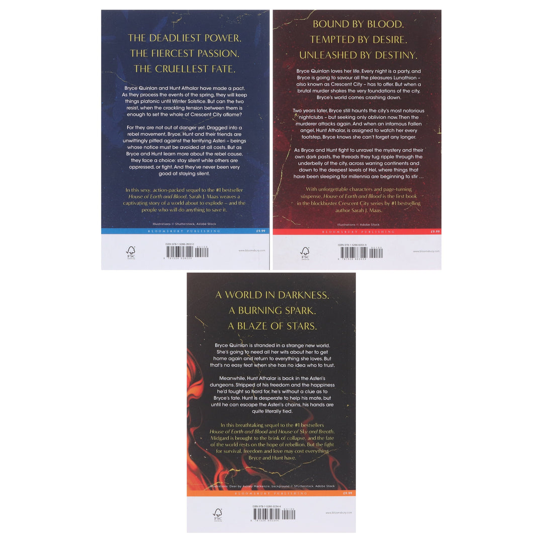 Crescent City Series by Sarah J. Maas 3 Books Collection Set - Fiction - Paperback