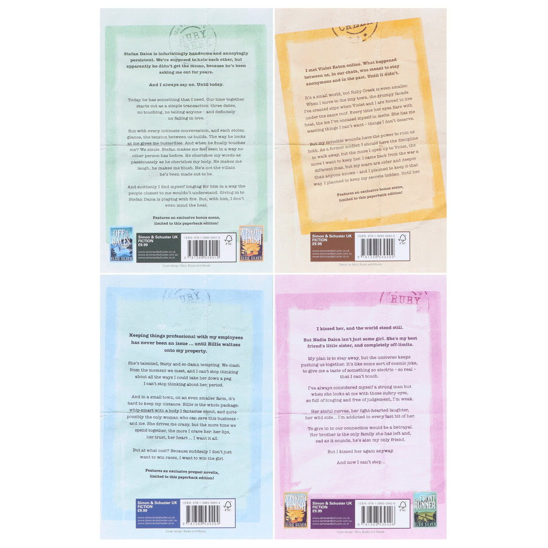 Gold Rush Ranch Series By Elsie Silver: 4 Books Collection Set - Fiction - Paperback