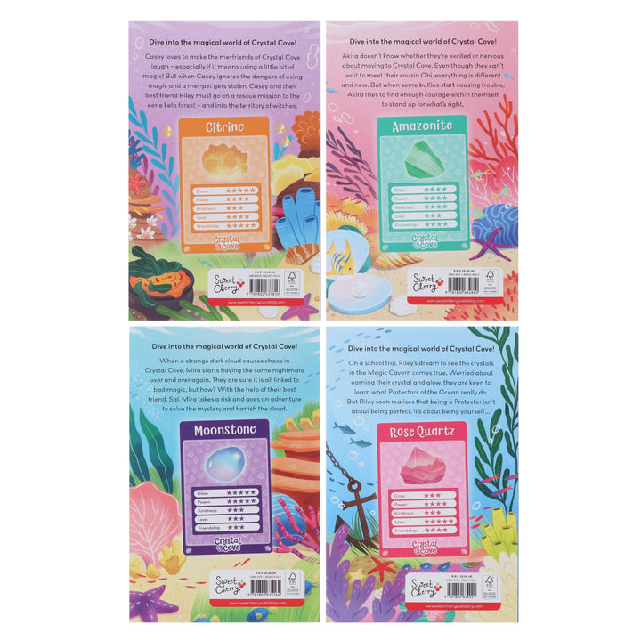 Crystal Cove Series by Red Illustrated 4 Books Collection Set - Ages 7-9 - Paperback