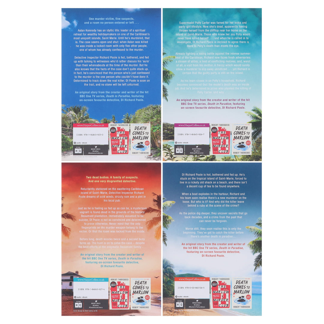 Death in Paradise by Robert Thorogood 4 Books Collection Set - Fiction - Paperback