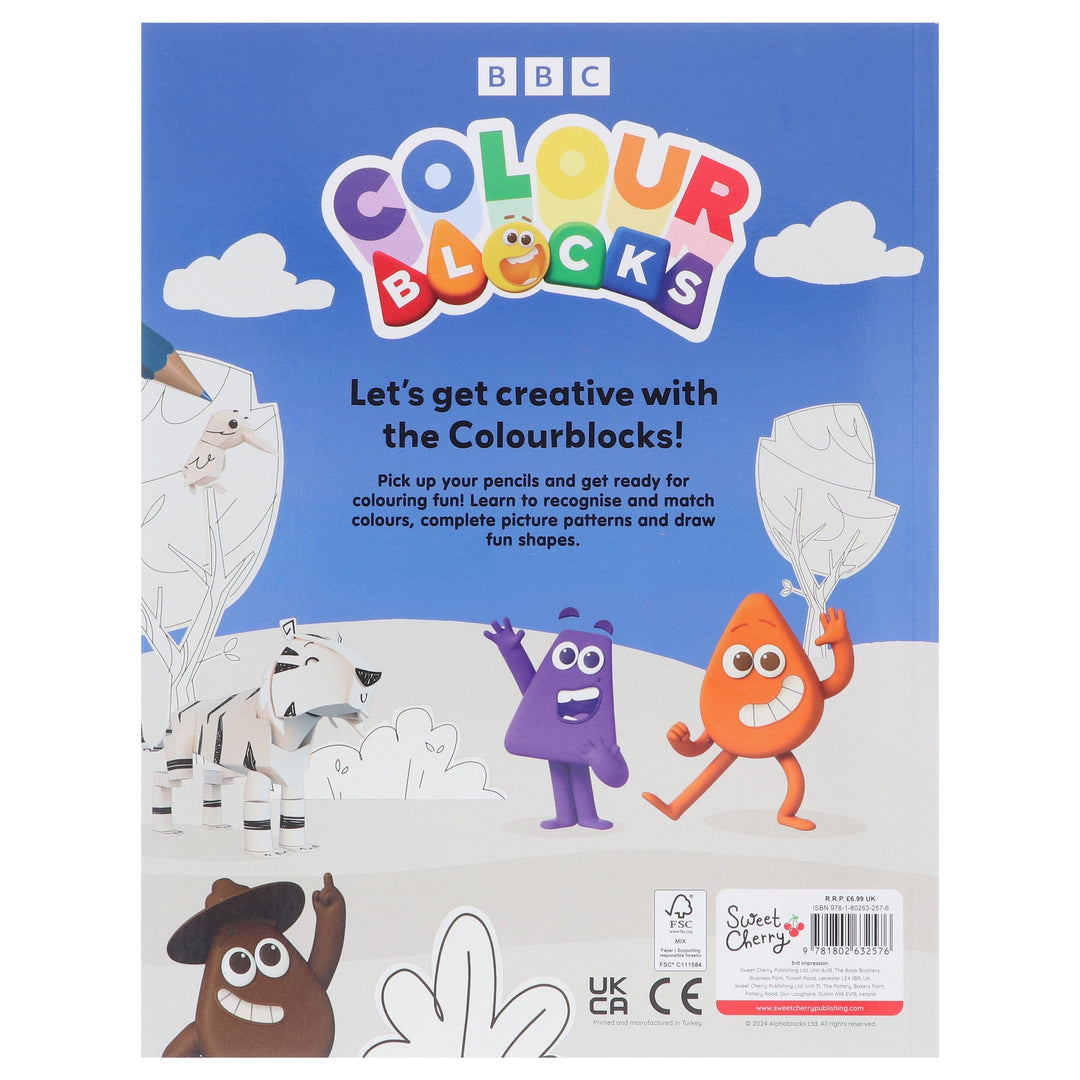 Colourblocks Colouring Fun: A Colouring Activity Book: Time for a colour adventure! - Ages 3-6 - Paperback