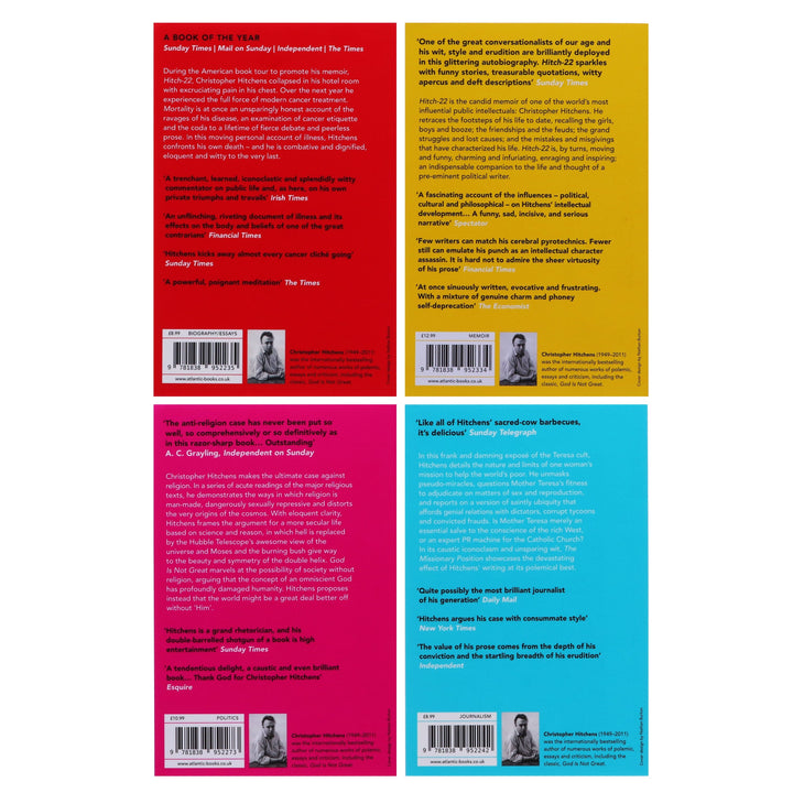 Christopher Hitchens 4 Books Collection Set - Non Fiction - Paperback