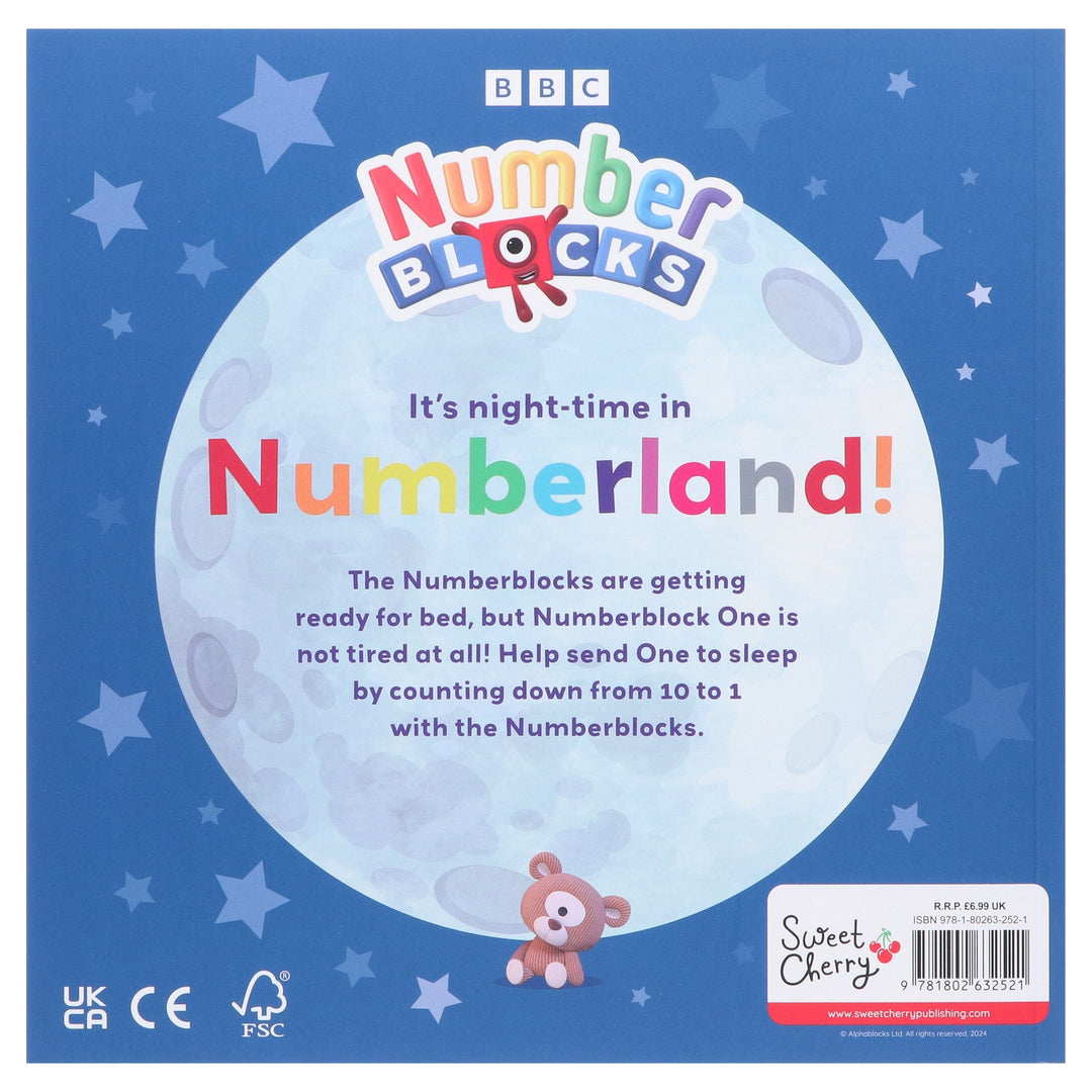 Numberblocks Countdown to Bed Storybook by Sweet Cherry Publishing - Ages 3-6 - Paperback