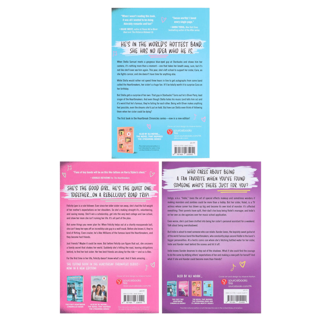 The Heartbreak Chronicles by Ali Novak 3 Books Collection Set - Ages 14+ - Paperback