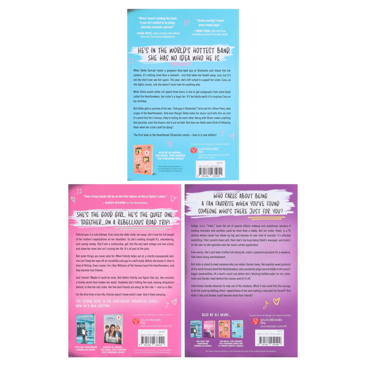 The Heartbreak Chronicles by Ali Novak 3 Books Collection Set - Ages 14+ - Paperback