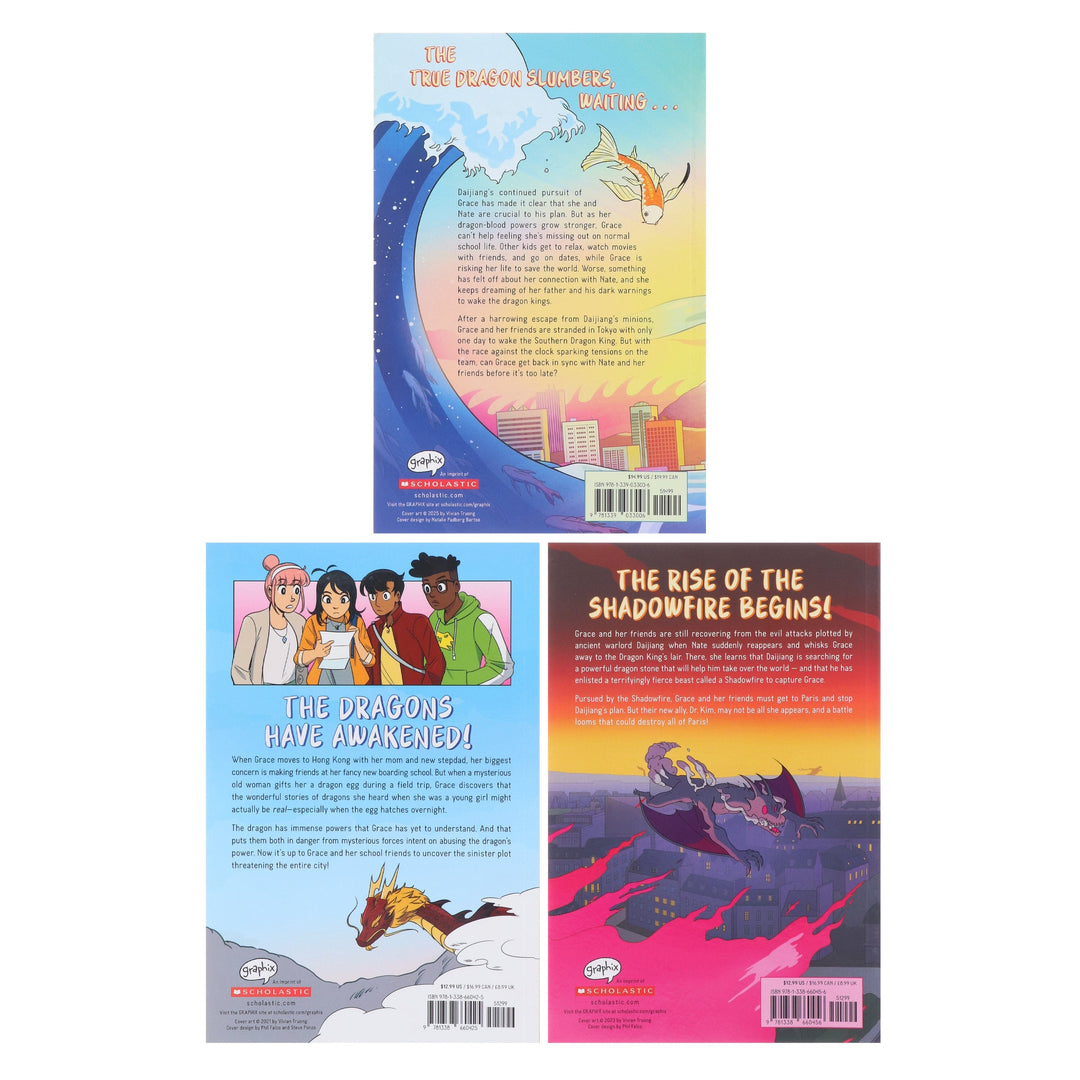 City of Dragons by Jaimal Yogis & Vivian Truong 3 Graphic Novels Collection Set - Ages 8-12 - Paperback