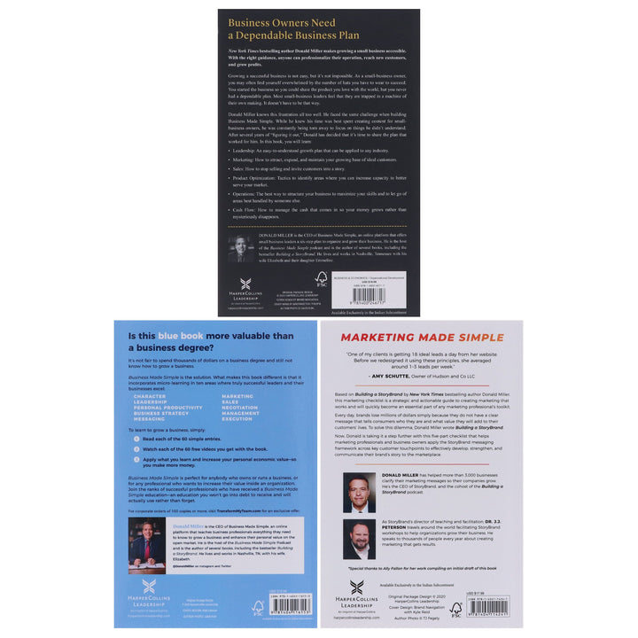 Donald Miller 3 Books Collection Set - Non Fiction - Paperback