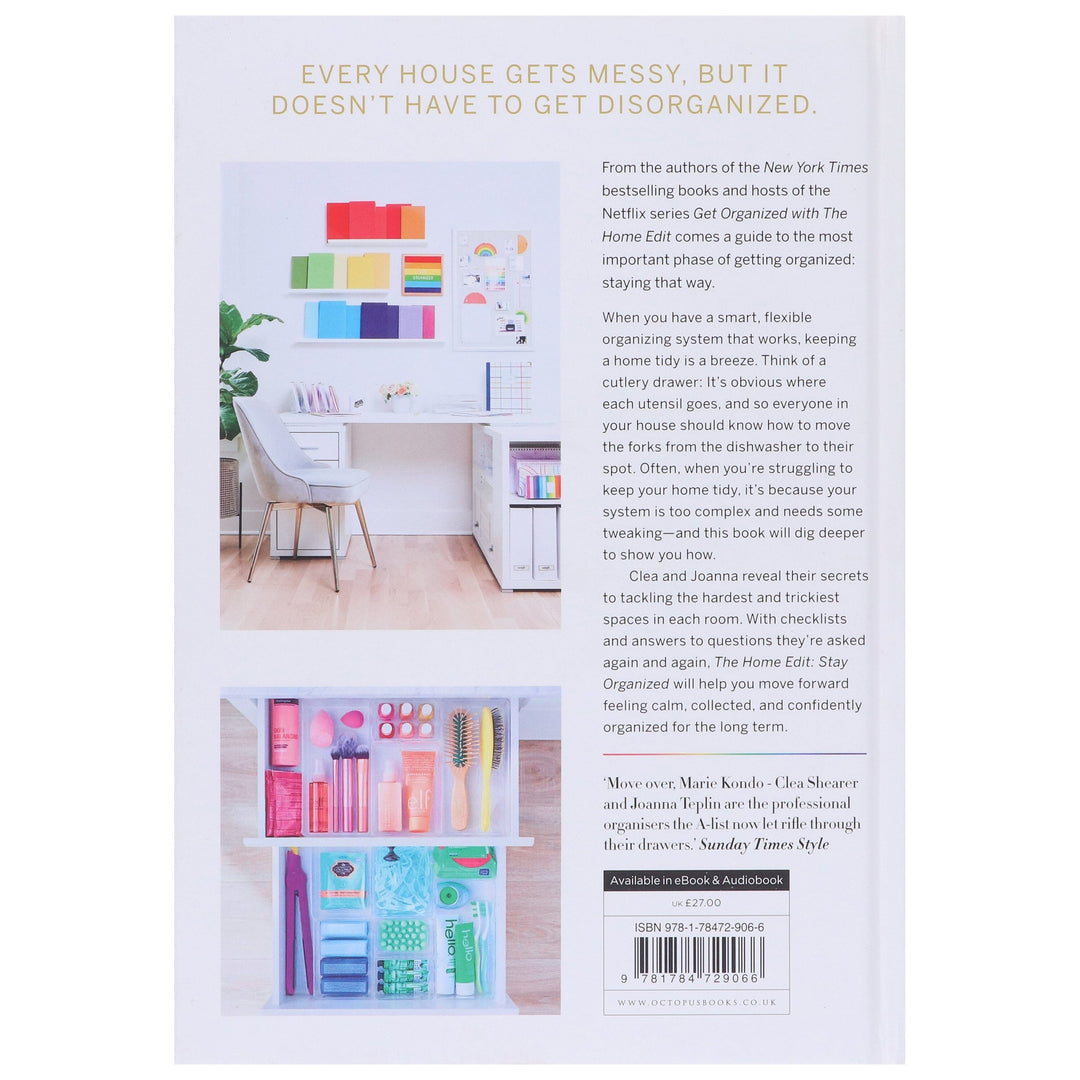 The Home Edit: Stay Organized by Clea Shearer & Joanna Teplin - Non Fiction - Hardback Non-Fiction Hachette